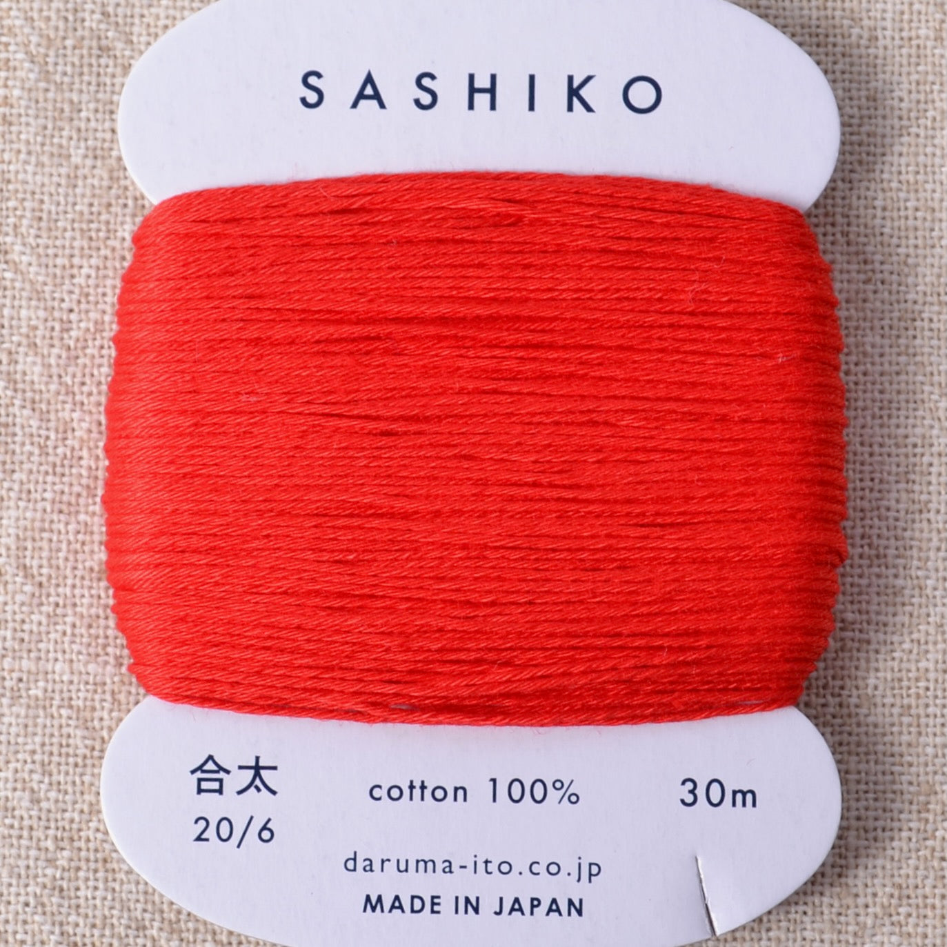 Daruma Sashiko Thread, Red #213