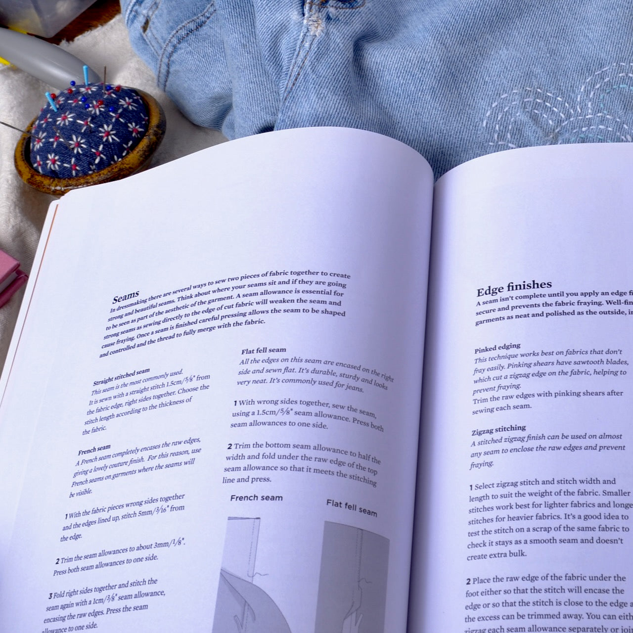 pages inside Sewing You Perfect Capsule Wardrobe Book