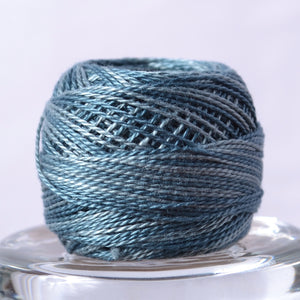Valdani Perle Cotton Thread, Tealish Blue