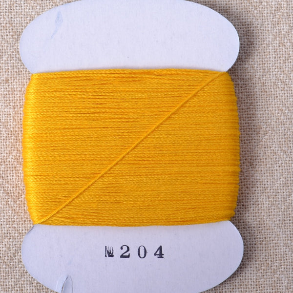 Daruma Sashiko Thread, Sunflower #204 - A Threaded Needle