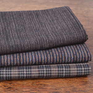 Cotton Fabric Bundle of 3, Espresso Browns