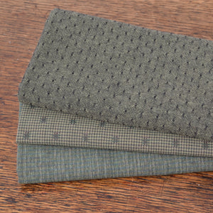 Dyed Yarn Cotton Fabric Bundle of 3