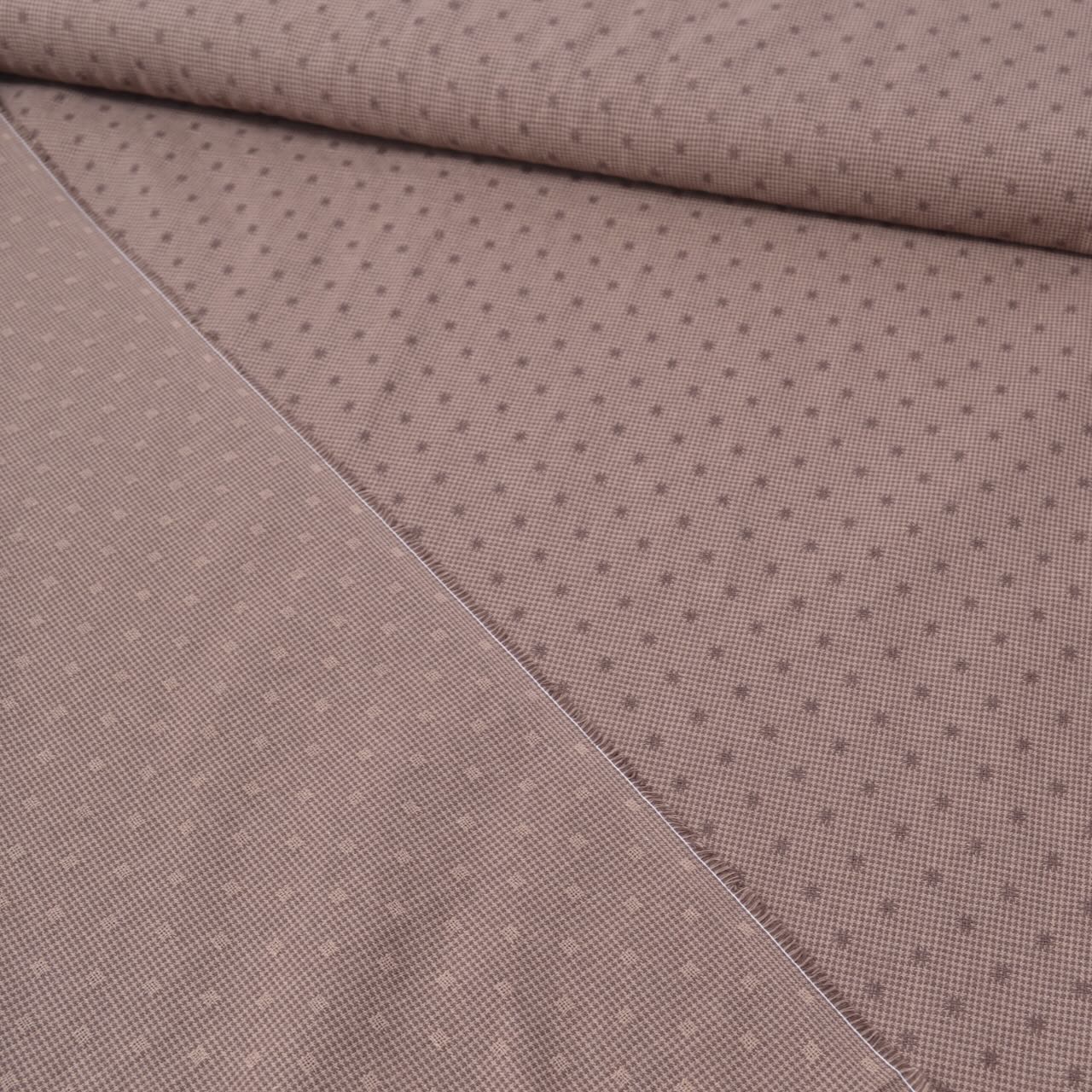 Dyed Yarn Cotton Fabric for Sewing & Quilting, browns