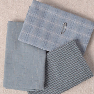 Cotton Fabric Bundle of 3, Blues