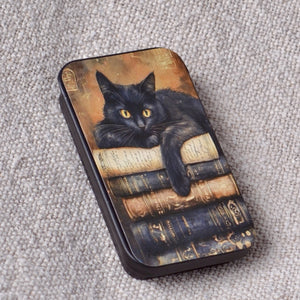 Library Cat Tin