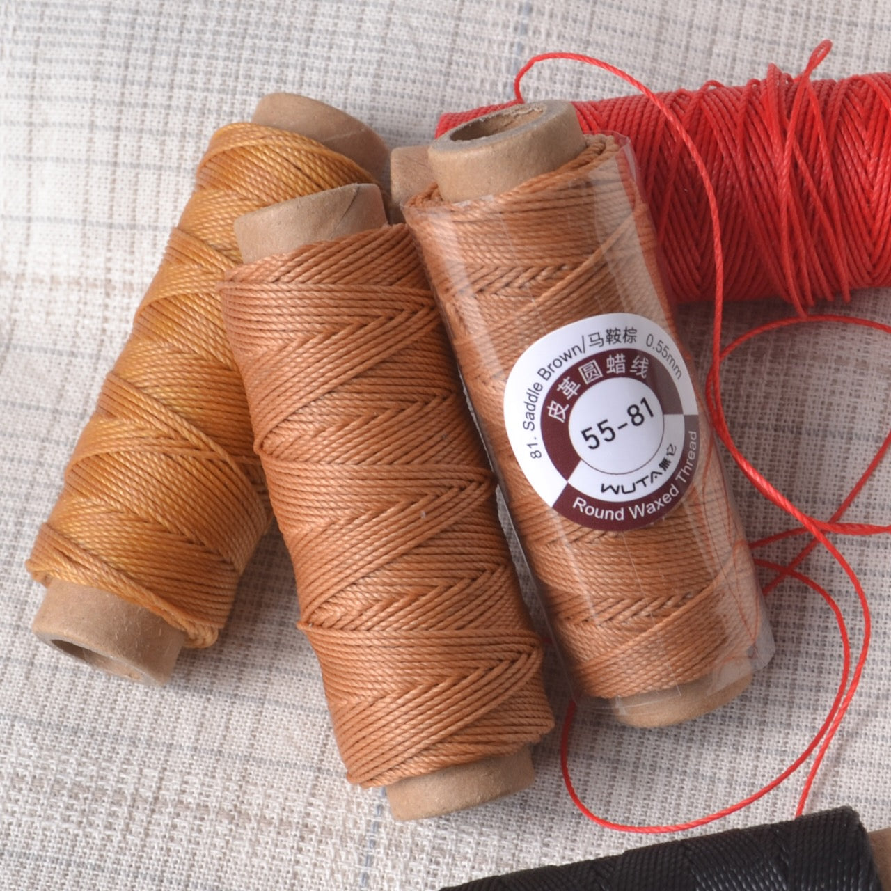 .55 mm Waxed Strong Polyester Thread