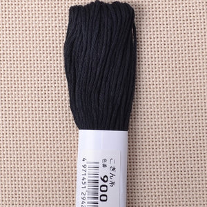 Kogin thread color 900 Black