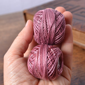 pink perle cotton