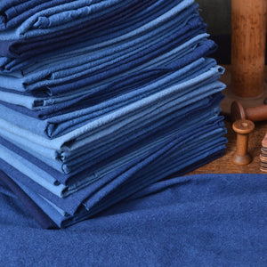 Botanical (Plant) Indigo Dyed Cotton Fabric
