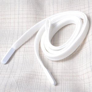 White Replacements Drawstring for hoodie 