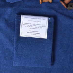 dark blue indigo fabric