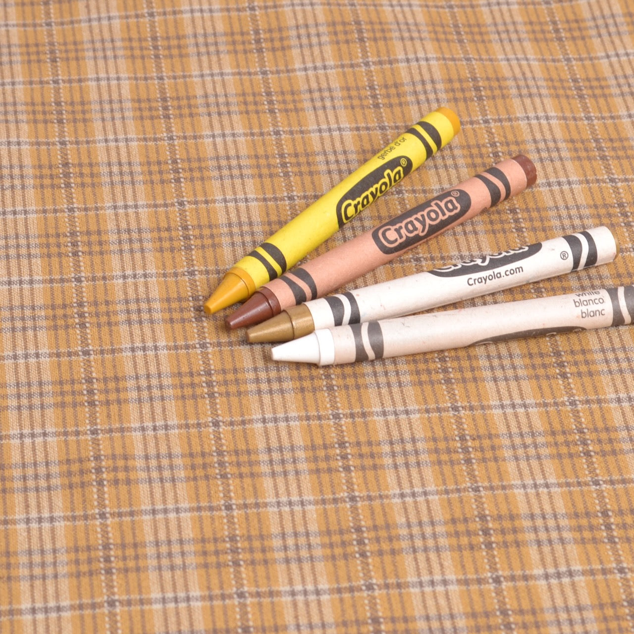 Dyed Yarn Cotton Fabric yellow plaid