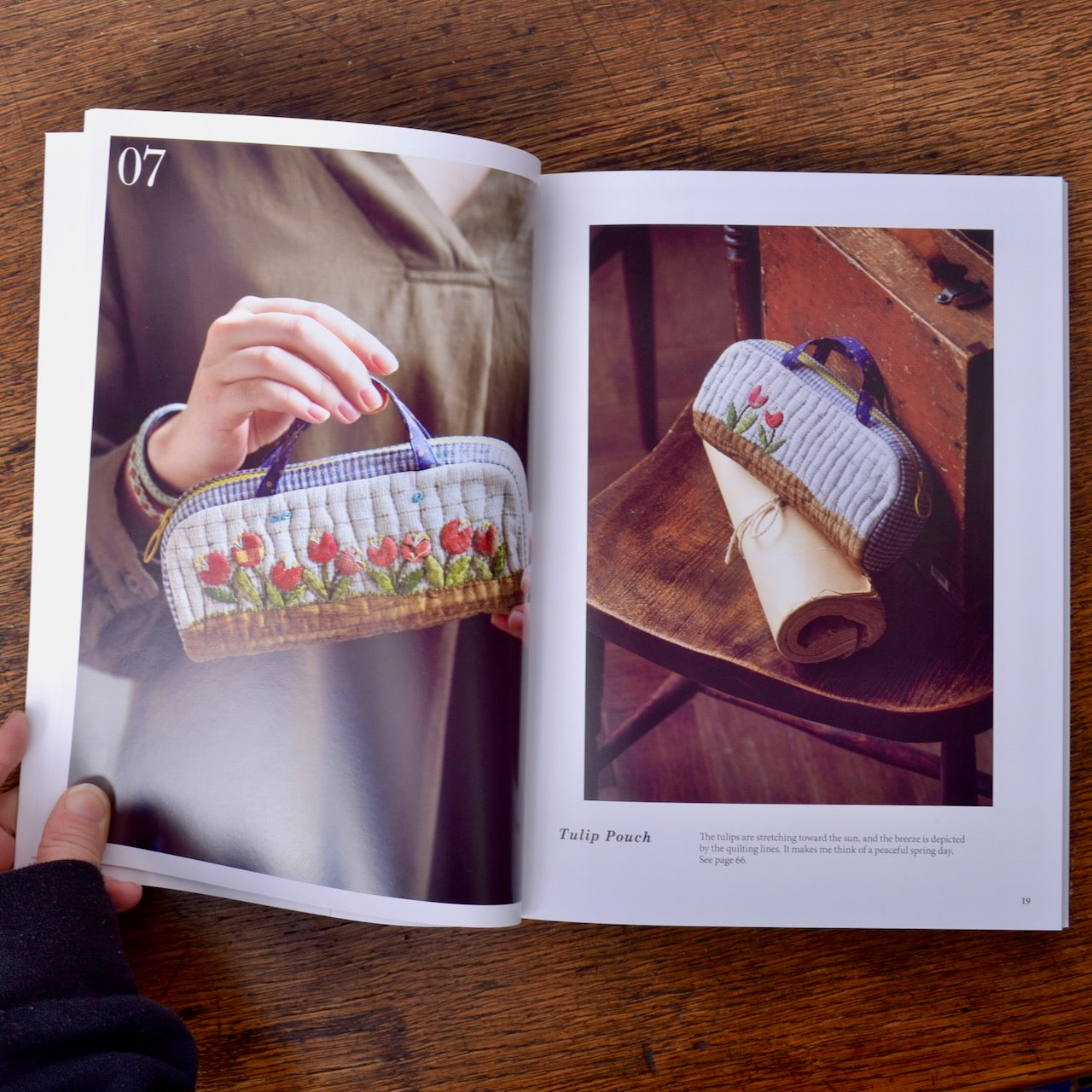 page inside Handheld Patchwork Treasures, Perfectly Small and Lovely Projects by Yoko Saito