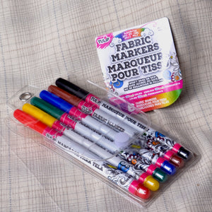 6 Tulip Fabric Markers