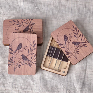 Magnetic Sewing Needle Box with Two Birds