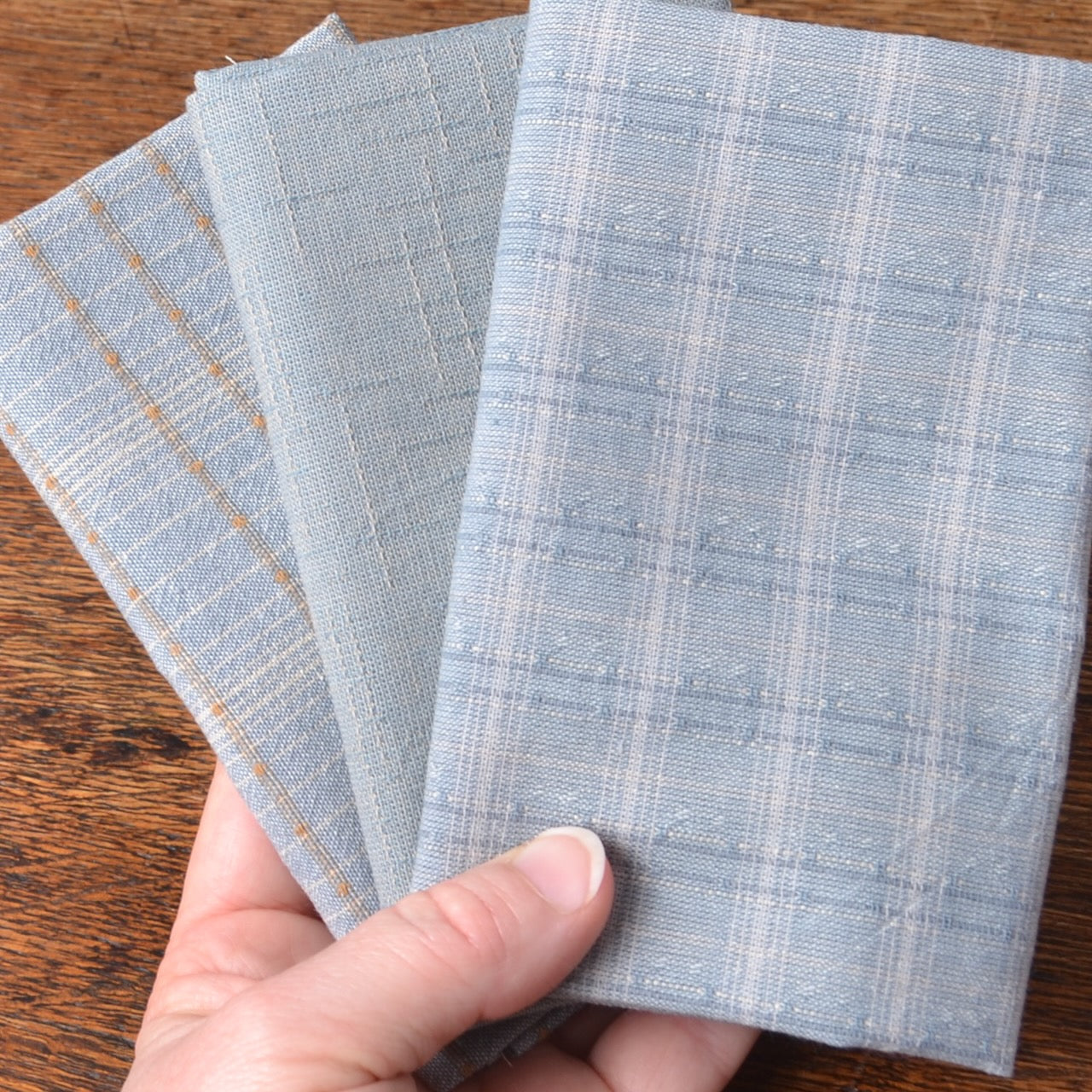 Cotton Fabric, 
Dusty Aqua