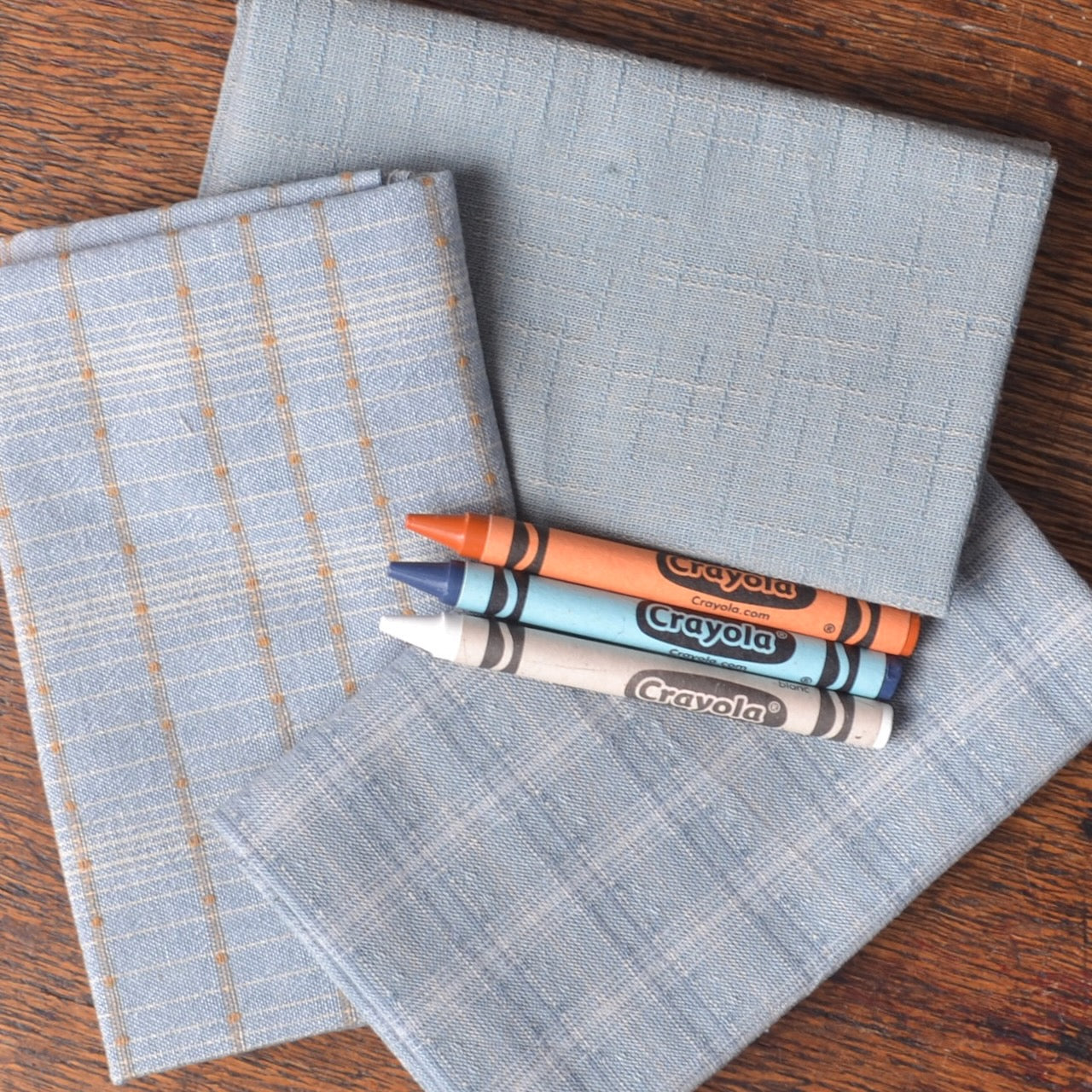 Dyed Yarn Cotton Fabric, Dusty Aqua tones