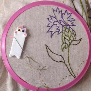 Needle Minder, Cute Kitten with pink paws