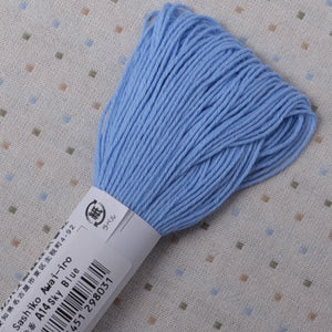Sashiko Thread, Awai-iro Pastel Series  Sky Blue