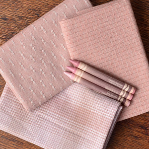 Dyed Yarn Cotton Fabric in pinks
