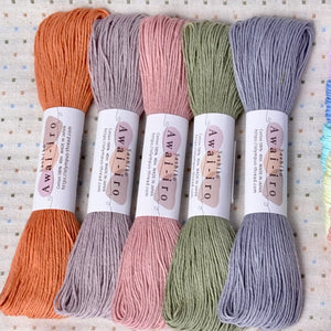 Sashiko Thread Collection, Awai-Iro Kusumi Colours