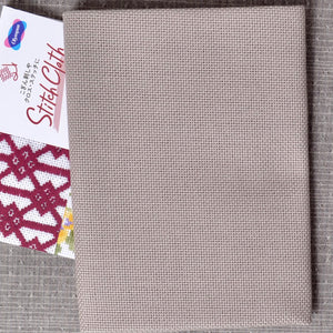 Kogin Stitching, 18 Count Taupe Grey Cloth