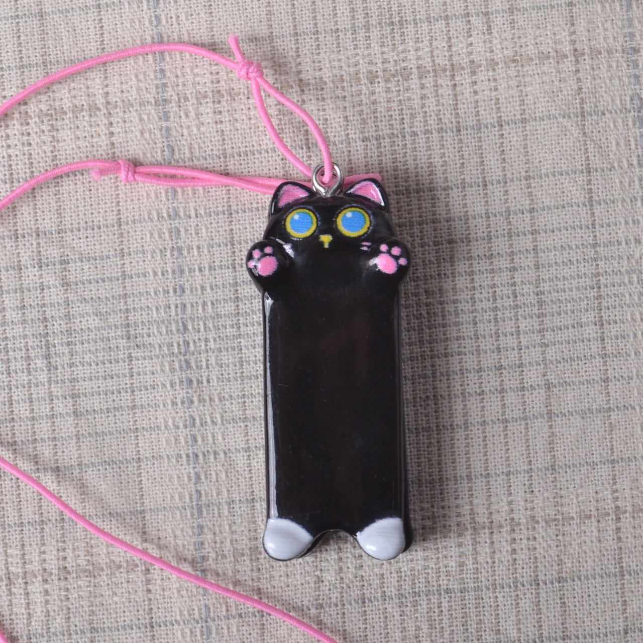 B Needle Minder, Cute  black Kitten
