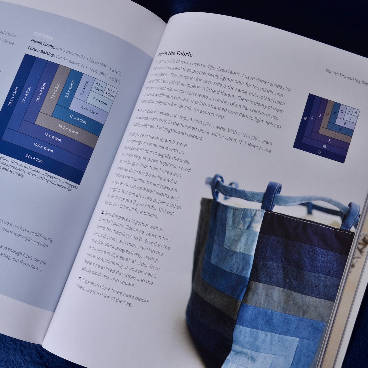 Contemporary Patchwork Techniques in Colour, Surface Design &amp; Sewing showing bag 