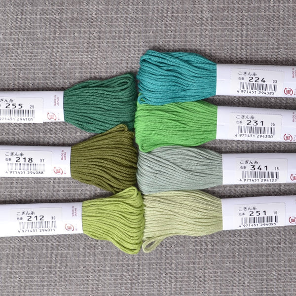 Kogin Sashiko Thread, Colour 224 - A Threaded Needle