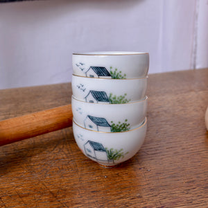 Hand Painted Ceramic Tea Bowls