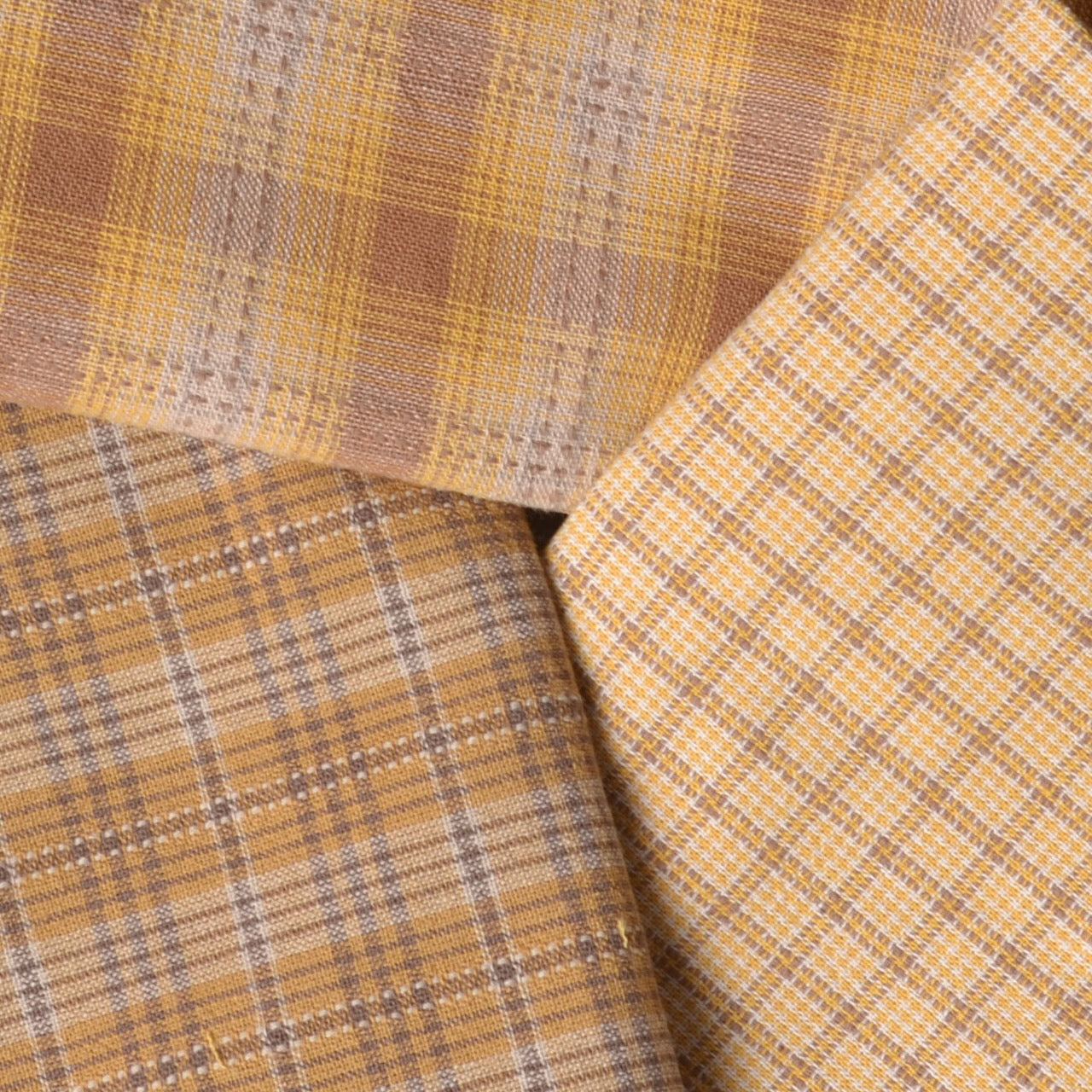 Fabric Bundle of 3, Dandelion yellows