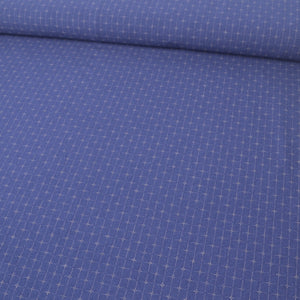 This blue Dyed yarn 100% cotton fabric is suitable for sewing, quilting, applique, clothing, and home decor projects.