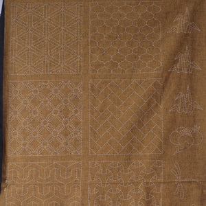 Traditional Patterns, Gold Sashiko Panel #2