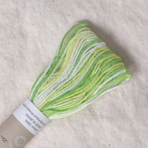 Green Sashiko Thread, Variegated #56