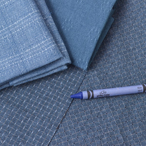 Japanese  yarn-dyed cotton fabrics,  Mid-blue