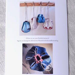 Hand Stitched Round Bottom Bag Pattern