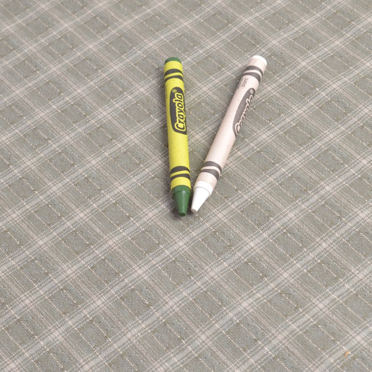  Fabric for Sewing & Quilting in green plaid
