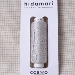 Hidamari Sashiko Thread – Silver Grey