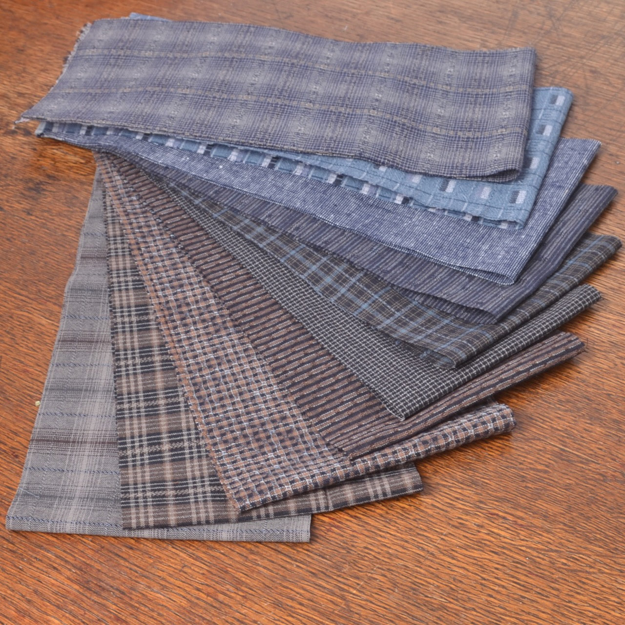 yarn dyed  hand cut fabric strips 