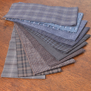 yarn dyed  hand cut fabric strips 