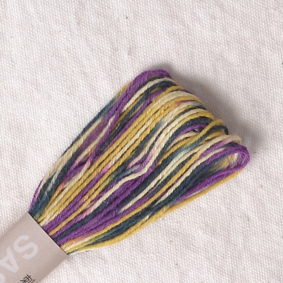 Sashiko Thread - Variegated Short Colour Changes #92