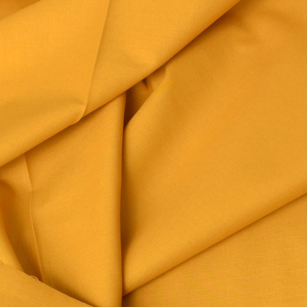 Cotton Fabric for Sashiko Stitching, Bright Gold