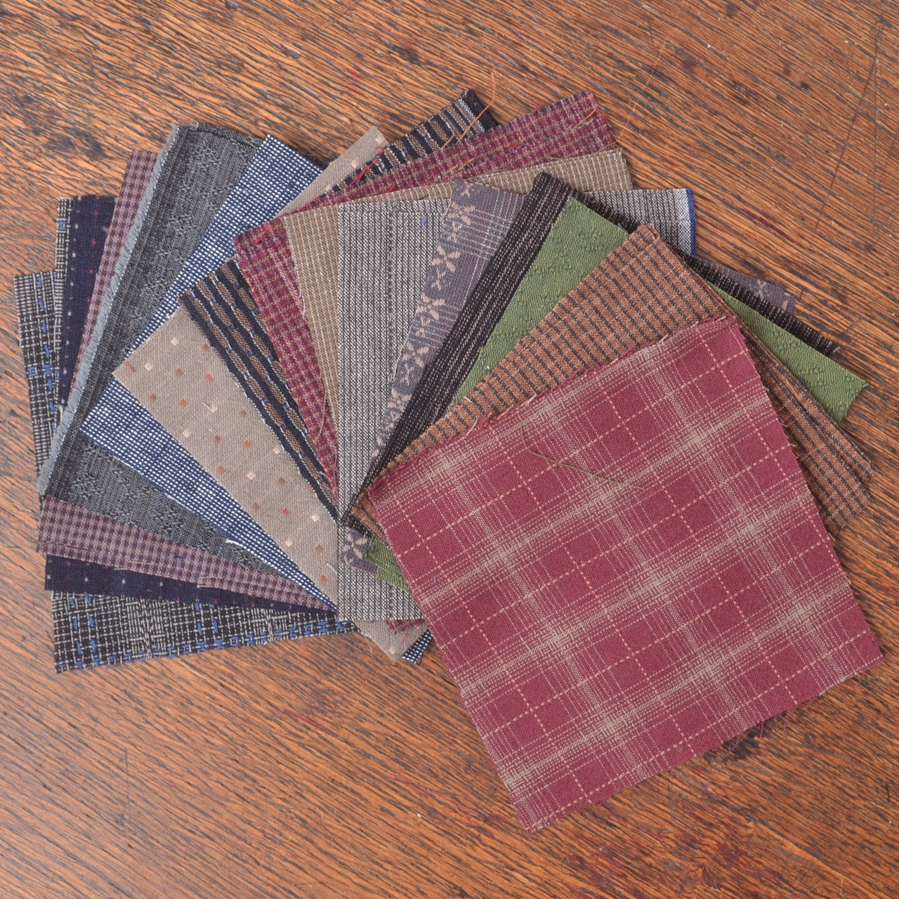 mixed dark colour yarn dyed cotton fabric