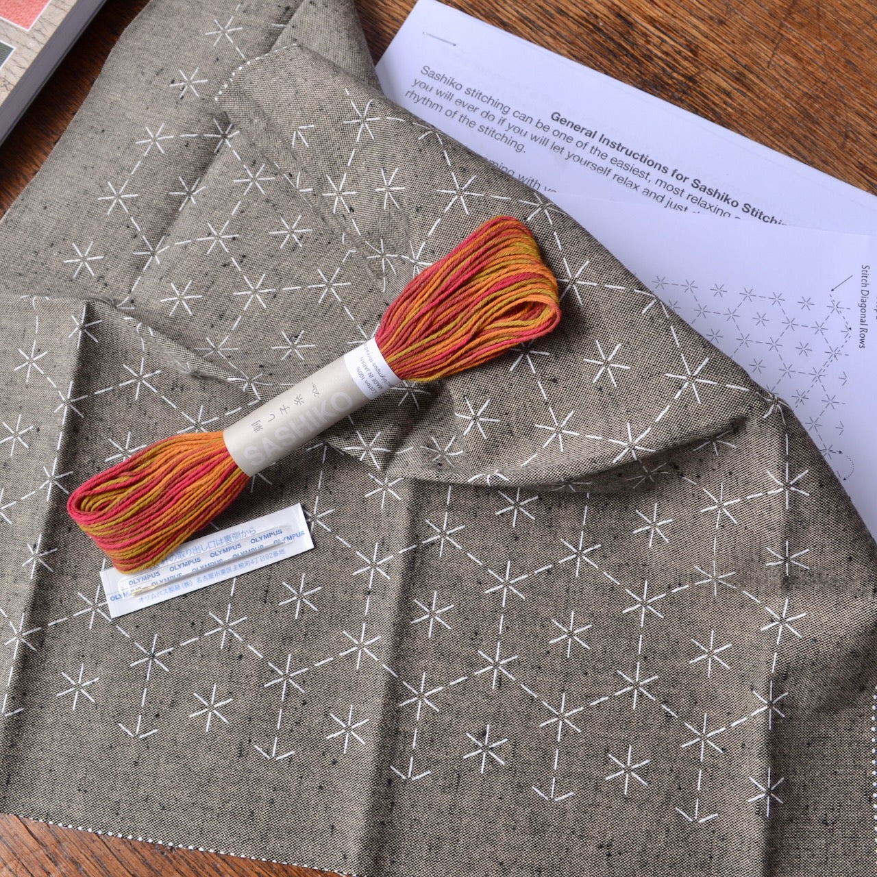 Grab and go sashiko kit
