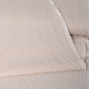 dyed yarn sewing fabric, cream white