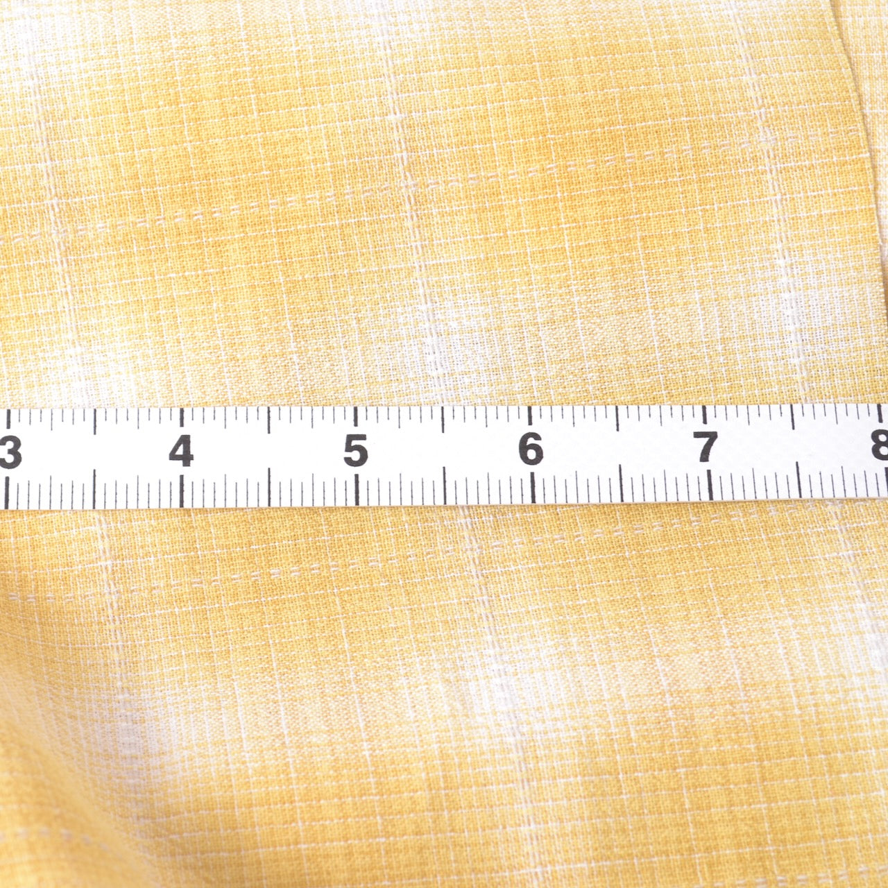 Japanese  yarn-dyed cotton fabrics sunny yellow