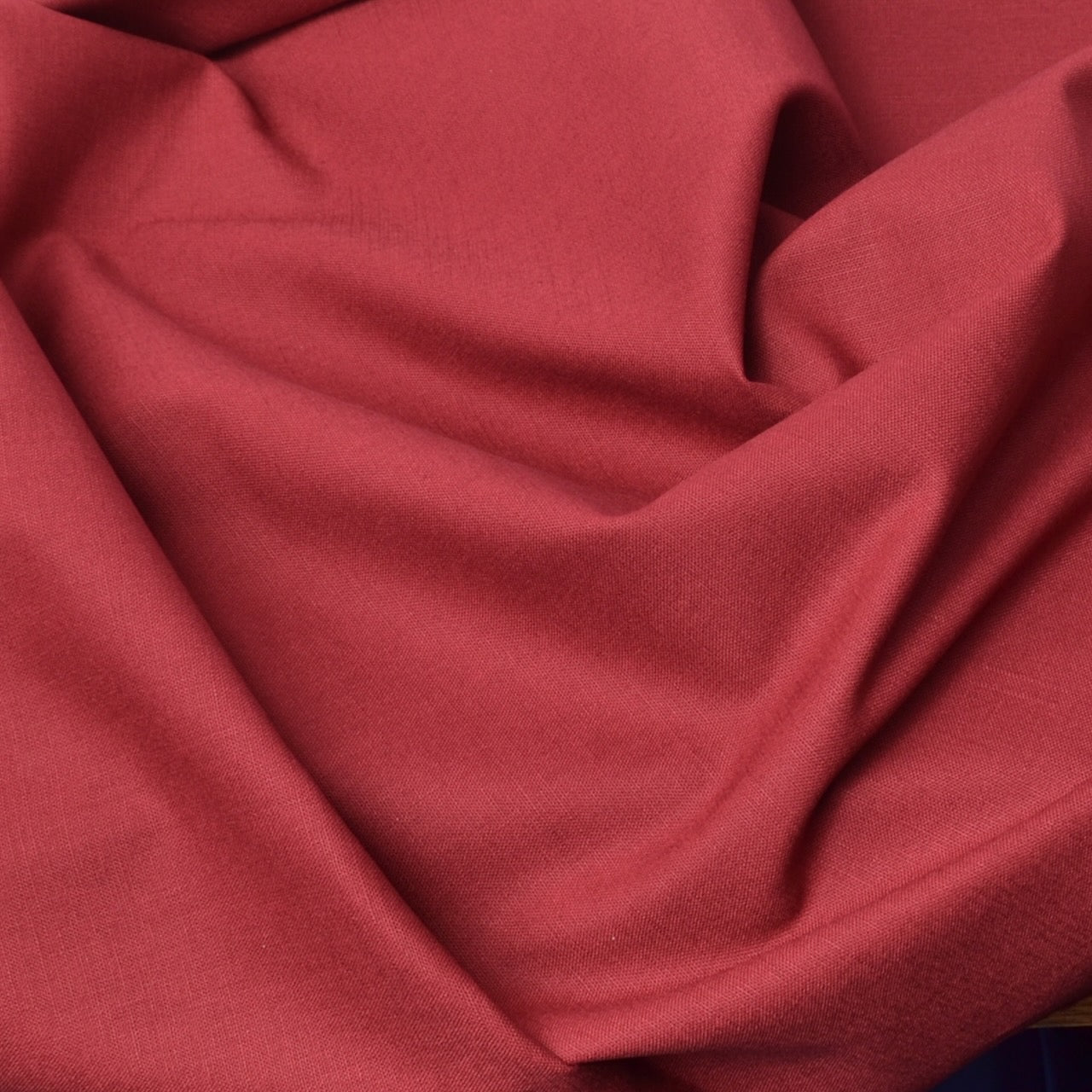 Cotton Fabric for Sashiko Stitching, Dark Red