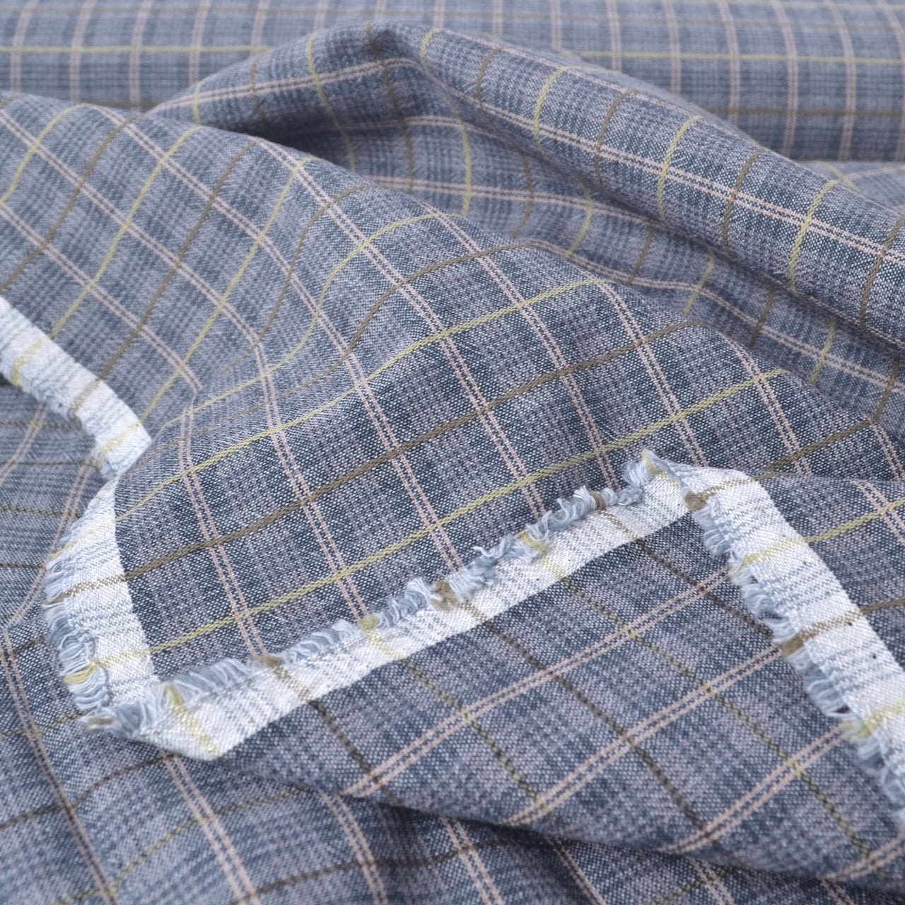 Blue Japanese Yarn-Dyed Fabric 
