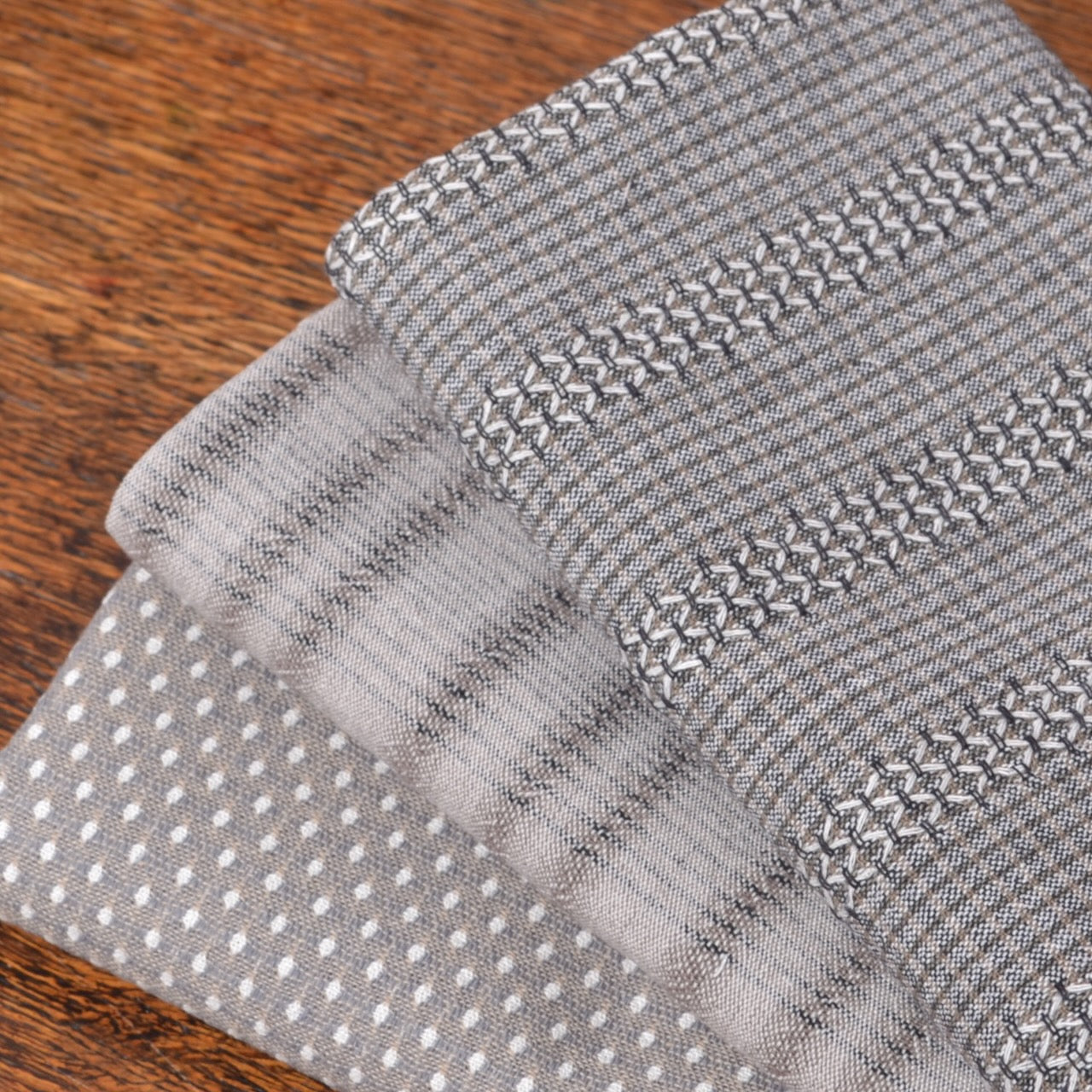 Dyed Yarn Cotton Fabric in grays