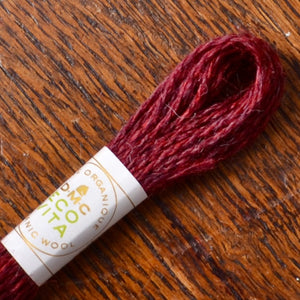DMC Eco Vita 360 Organic Wool Yarn, Burgundy #406
